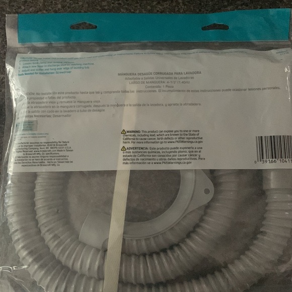 Peerless Washing Machine Discharge Hose. Fits 1inch to 1 1/4 inch - Picture 3 of 7